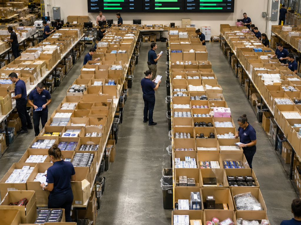 High-volume shipping operations