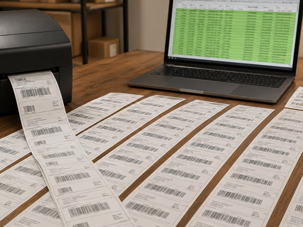 Bulk label printing