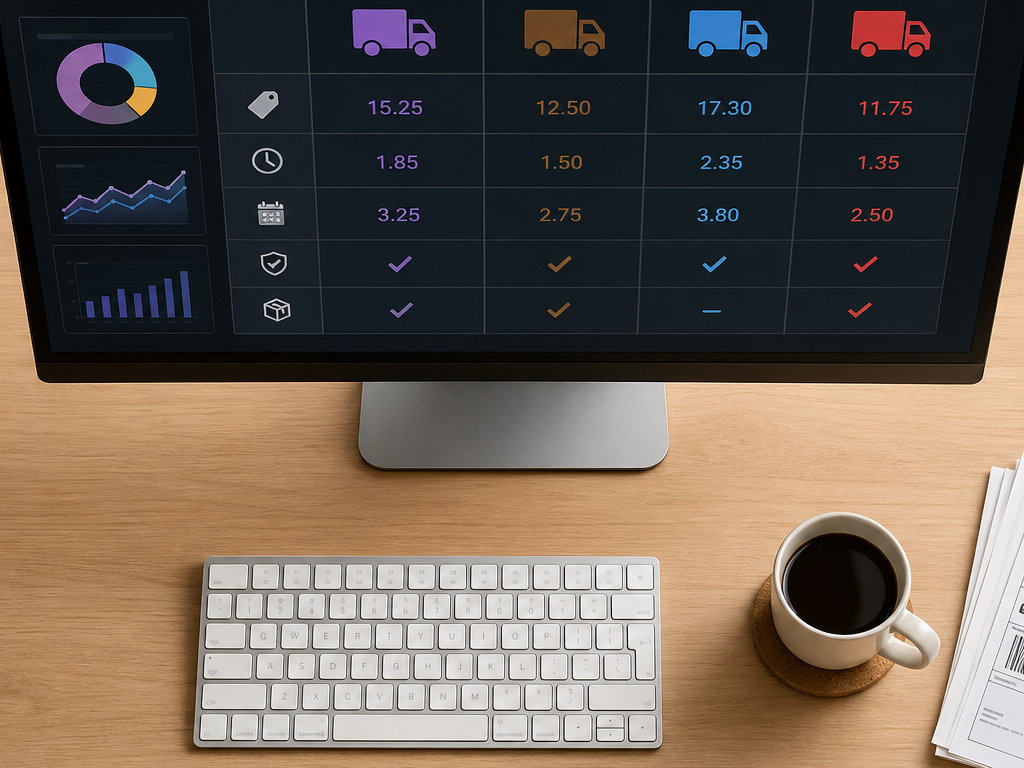 Carrier integration dashboard